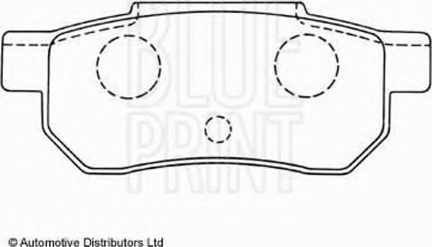 Blue Print ADH24209 - Тормозные колодки, дисковые, комплект autospares.lv