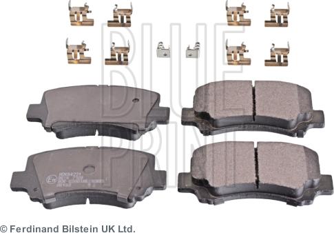 Blue Print ADK84221 - Тормозные колодки, дисковые, комплект autospares.lv