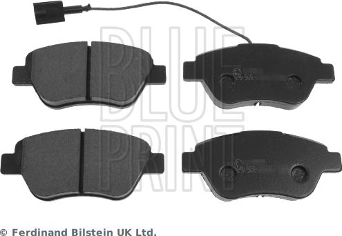 Blue Print ADL144201 - Тормозные колодки, дисковые, комплект autospares.lv