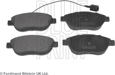 Blue Print ADL144211 - Тормозные колодки, дисковые, комплект autospares.lv