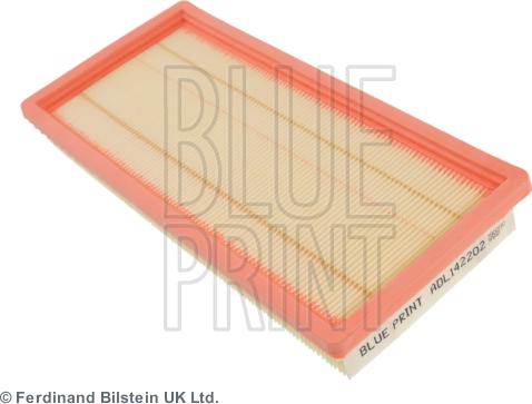 Blue Print ADL142202 - Воздушный фильтр, двигатель autospares.lv