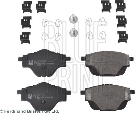 Blue Print ADP154252 - Тормозные колодки, дисковые, комплект autospares.lv