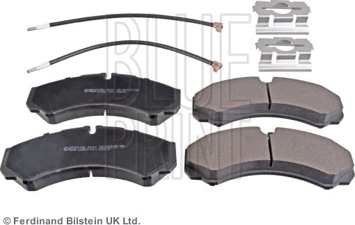 Blue Print ADR164212 - Тормозные колодки, дисковые, комплект autospares.lv