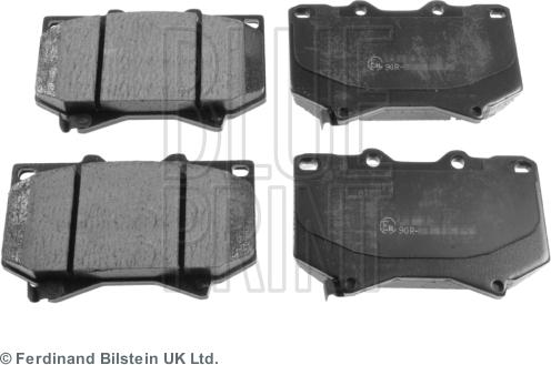 Blue Print ADT342117 - Тормозные колодки, дисковые, комплект autospares.lv