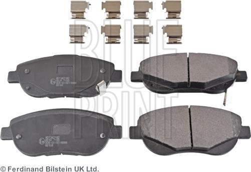 Blue Print ADT342182 - Тормозные колодки, дисковые, комплект autospares.lv