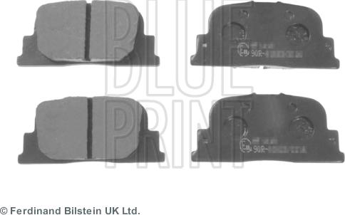 Blue Print ADT342179 - Тормозные колодки, дисковые, комплект autospares.lv