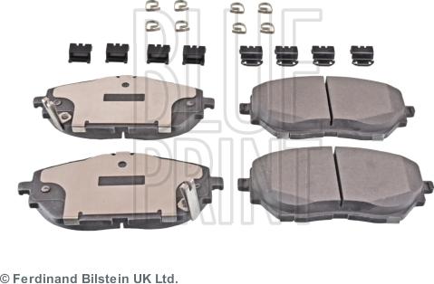 Blue Print ADT342223 - Тормозные колодки, дисковые, комплект autospares.lv