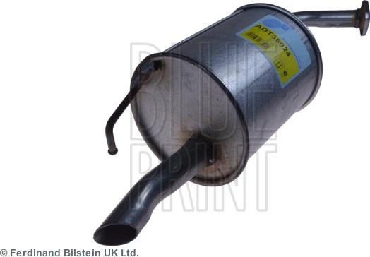 Blue Print ADT36024 - Глушитель выхлопных газов, конечный autospares.lv