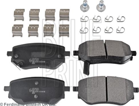 Blue Print ADU174242 - Тормозные колодки, дисковые, комплект autospares.lv