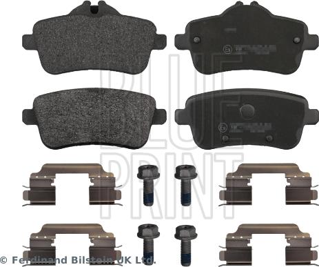 Blue Print ADU174216 - Тормозные колодки, дисковые, комплект autospares.lv