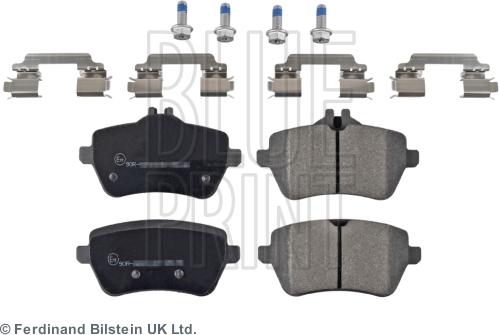 Blue Print ADU174270 - Тормозные колодки, дисковые, комплект autospares.lv