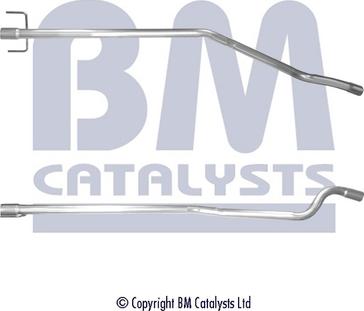 BM Catalysts BM50443 - Труба выхлопного газа autospares.lv