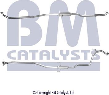 BM Catalysts BM50572 - Труба выхлопного газа autospares.lv
