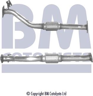 BM Catalysts BM50016 - Труба выхлопного газа autospares.lv