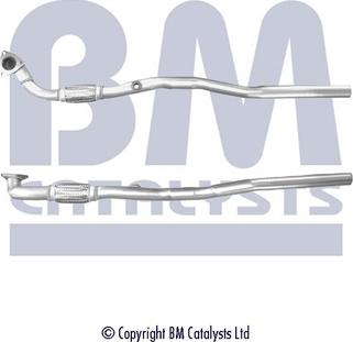BM Catalysts BM50293 - Труба выхлопного газа autospares.lv