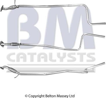 BM Catalysts BM50243 - Труба выхлопного газа autospares.lv