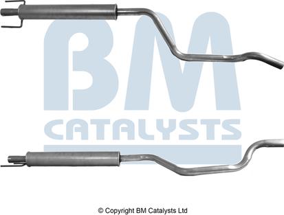 BM Catalysts BM50268 - Труба выхлопного газа autospares.lv