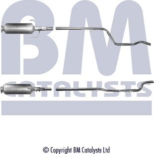 BM Catalysts BM11062 - Сажевый / частичный фильтр, система выхлопа ОГ autospares.lv