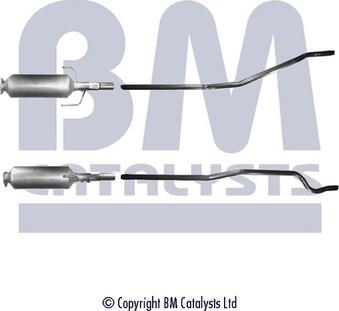 BM Catalysts BM11019 - Сажевый / частичный фильтр, система выхлопа ОГ autospares.lv