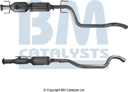 BM Catalysts BM11028H - Сажевый / частичный фильтр, система выхлопа ОГ autospares.lv