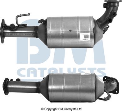 BM Catalysts BM11074 - Сажевый / частичный фильтр, система выхлопа ОГ autospares.lv