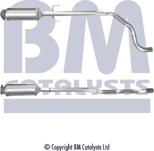 BM Catalysts BM11169 - Сажевый / частичный фильтр, система выхлопа ОГ autospares.lv