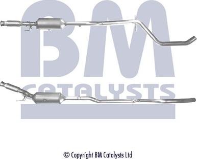 BM Catalysts BM11117H - Сажевый / частичный фильтр, система выхлопа ОГ autospares.lv