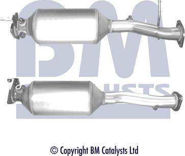 BM Catalysts BM11208 - Сажевый / частичный фильтр, система выхлопа ОГ autospares.lv