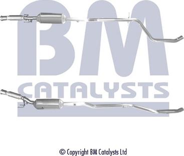 BM Catalysts BM11277H - Сажевый / частичный фильтр, система выхлопа ОГ autospares.lv