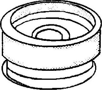 BOGE 87-079-A - Опора стойки амортизатора, подушка autospares.lv