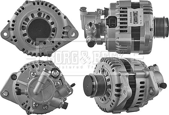 Borg & Beck BBA2494 - Генератор autospares.lv