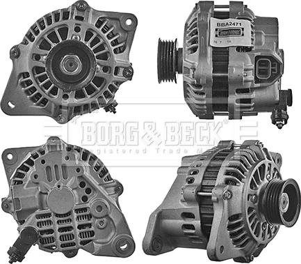 Borg & Beck BBA2471 - Генератор autospares.lv