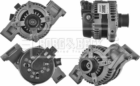 Borg & Beck BBA2547 - Генератор autospares.lv