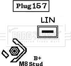 Borg & Beck BBA3015 - Генератор autospares.lv