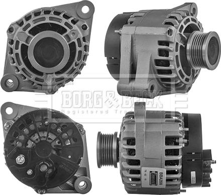 Borg & Beck BBA2506 - Генератор autospares.lv