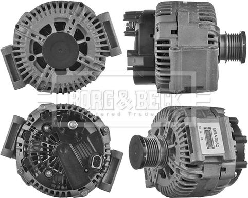 Borg & Beck BBA2582 - Генератор autospares.lv