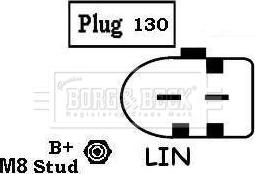 Borg & Beck BBA2579 - Генератор autospares.lv