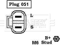 Borg & Beck BBA2968 - Генератор autospares.lv