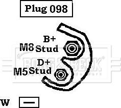 Borg & Beck BBA2707 - Генератор autospares.lv