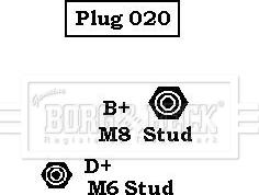 Borg & Beck BBA2342 - Генератор autospares.lv