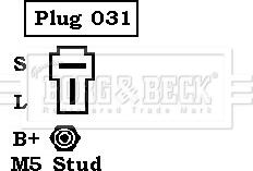 Borg & Beck BBA2746 - Генератор autospares.lv