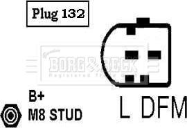 Borg & Beck BBA2621 - Генератор autospares.lv