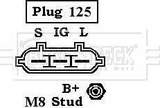 Borg & Beck BBA2941 - Генератор autospares.lv