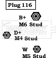 Borg & Beck BBA2758 - Генератор autospares.lv