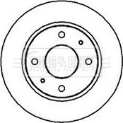 Borg & Beck BBD4991 - Тормозной диск autospares.lv