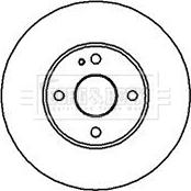 Borg & Beck BBD4993 - Тормозной диск autospares.lv