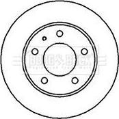 Borg & Beck BBD4997 - Тормозной диск autospares.lv