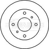 Borg & Beck BBD4941 - Тормозной диск autospares.lv