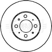 Borg & Beck BBD4958 - Тормозной диск autospares.lv