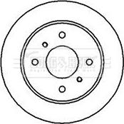 Borg & Beck BBD4957 - Тормозной диск autospares.lv